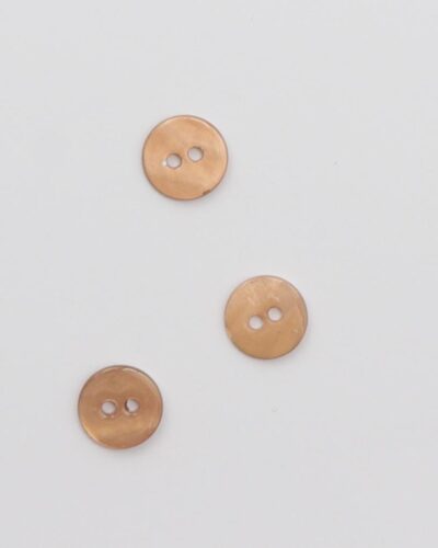 2-huls blank lysebrun - 12 mm