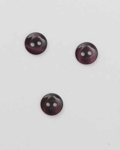 2-huls blank mørkelilla - ca. 12 mm