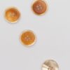 4-huls blank karamel m. lys kant - ca. 22 mm 2 4-huls blank karamel m. lys kant - ca. 22 mm