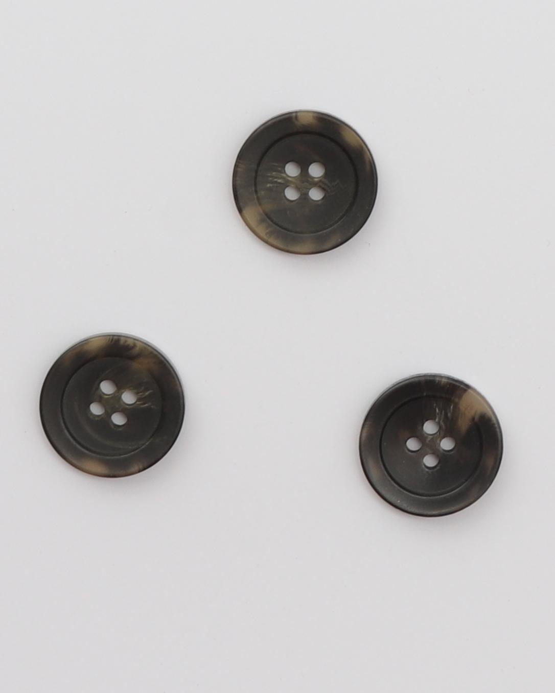 4-huls mørkebrun med lidt lyst imellem - ca. 20 mm 3 4-huls mørkebrun med lidt lyst imellem - ca. 20 mm