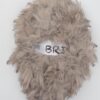 Langhåret pelsgarn, beige - Microfiber