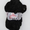 Korthåret pelsgarn, sort - Microfiber