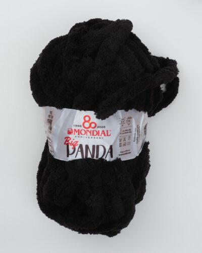 Korthåret pelsgarn, sort - Microfiber
