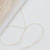 Cremefarvet snor - ca. 2,5 mm bomuld/viskose 2 Cremefarvet snor - ca. 2,5 mm bomuld/viskose