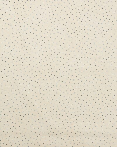 Creme med koboltblå prikker - Patchwork