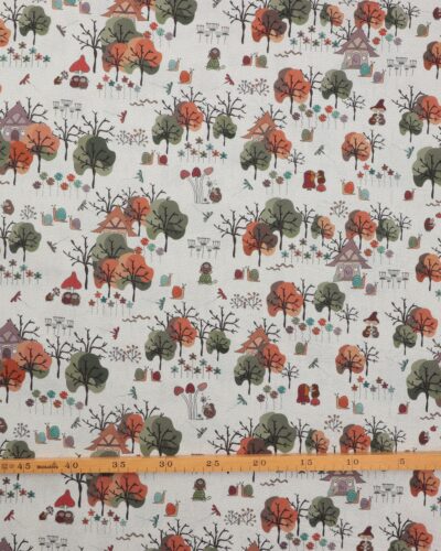 Alternative view of Woodland Tale, hus i skoven - Patchwork