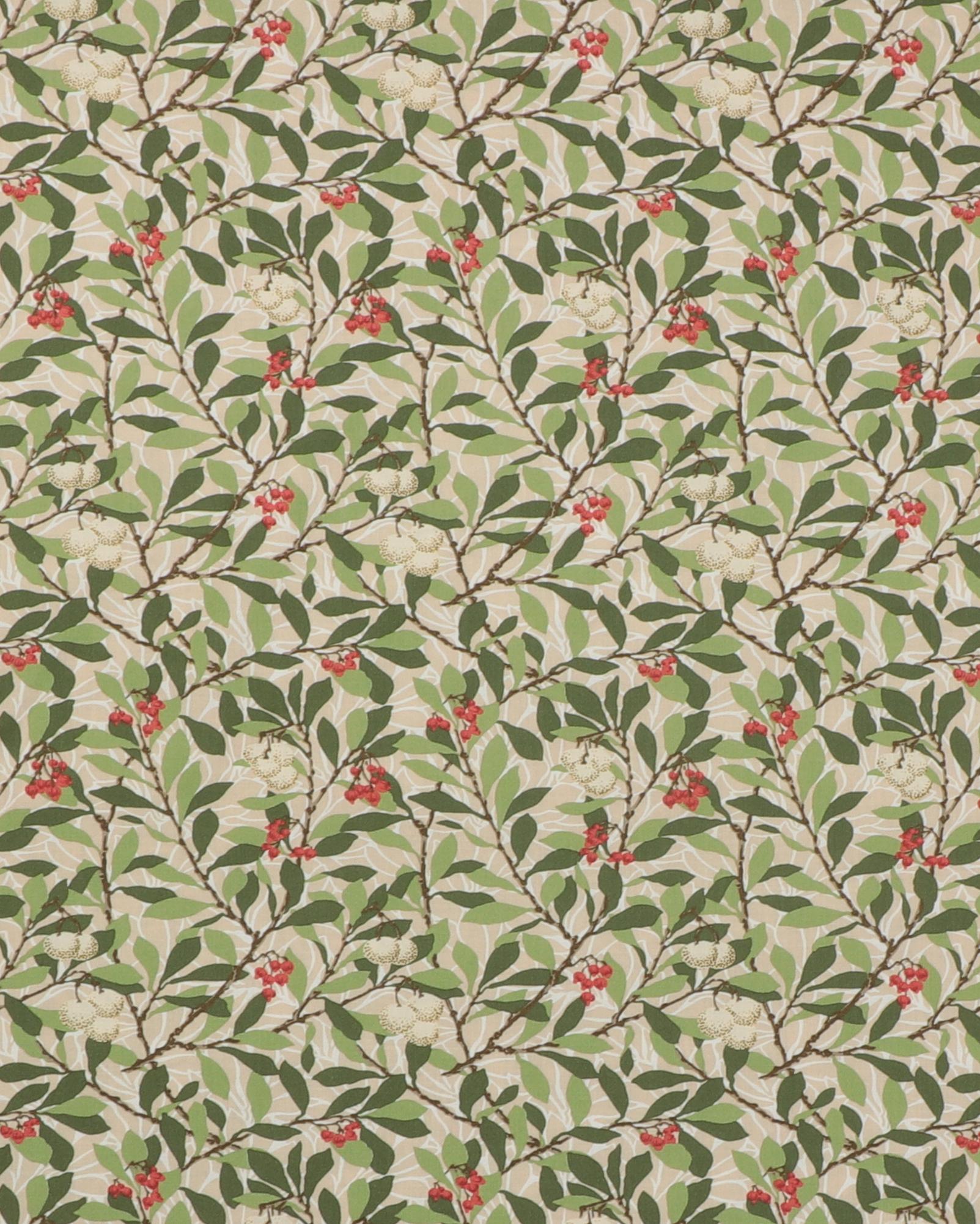 Arbutus, beige bundfarve - William Morris 4 Arbutus, beige bundfarve - William Morris - Billede 2