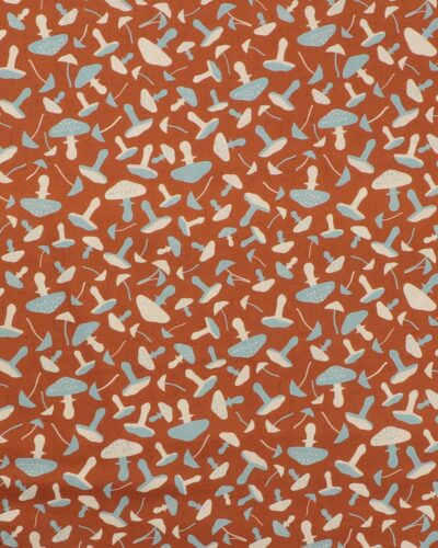 Svampe på brun - Patchwork