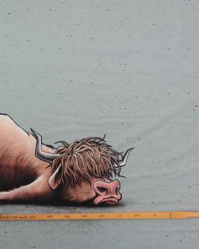 Alternative view of #unMOOtivated, Skotsk højlandskvæg  - French Terry