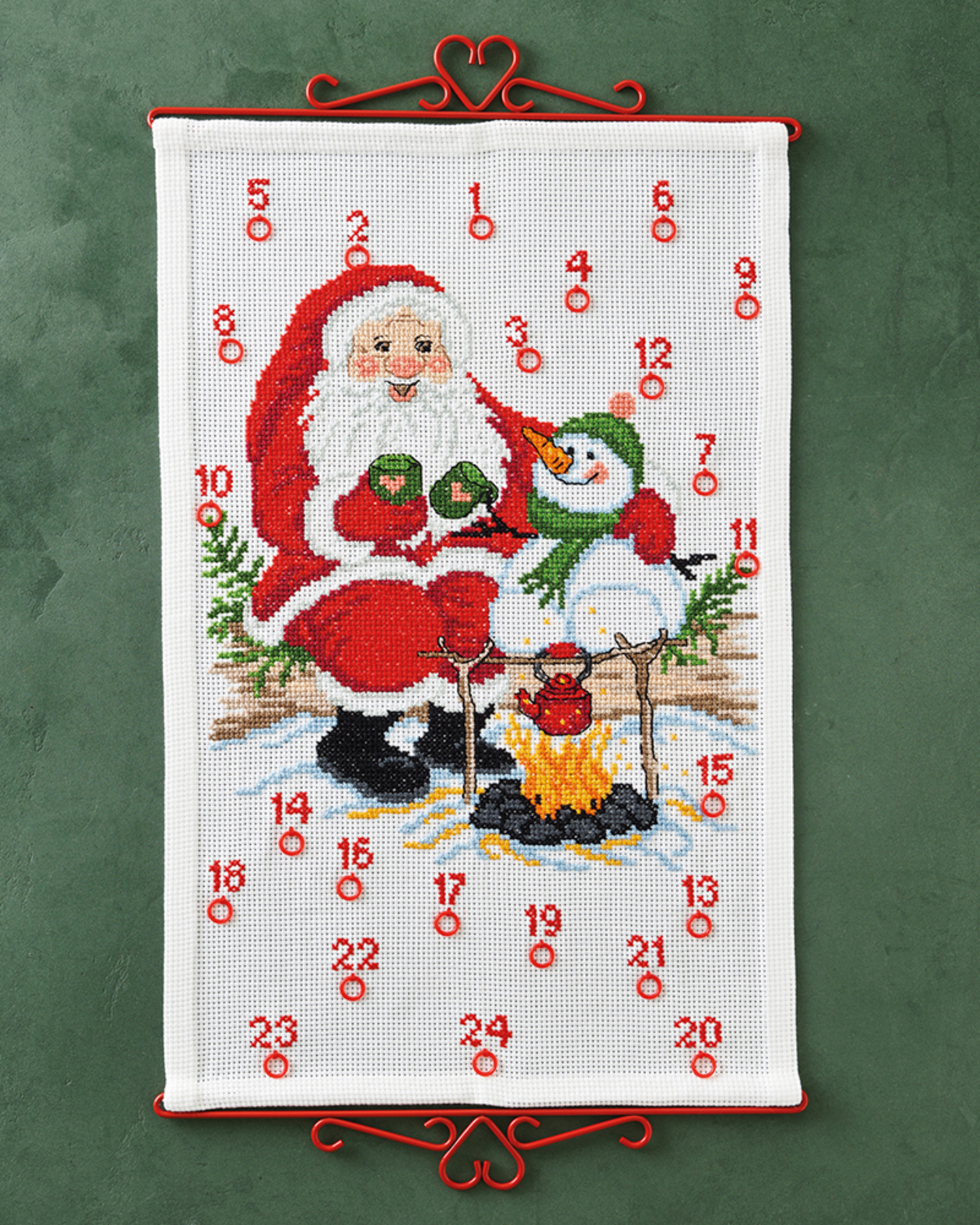 Julemandshygge - Julekalender 35x59 cm 3 Julemandshygge - Julekalender 35x59 cm