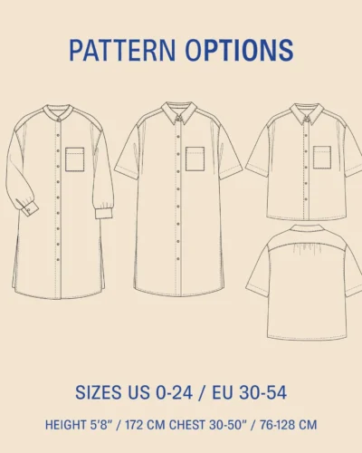 Alternative view of Big Shirt Dress - str. 30-54