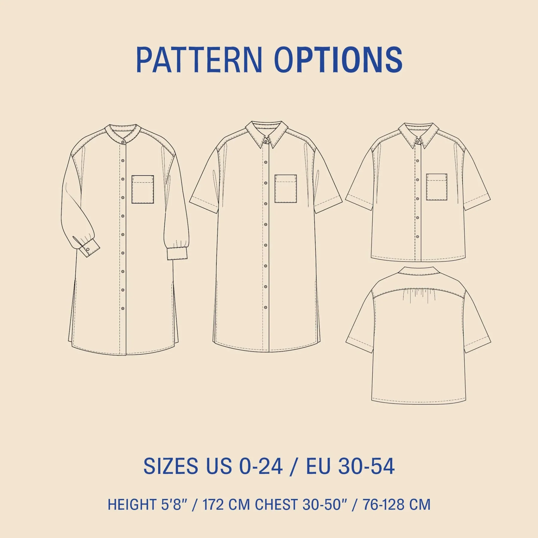 Big Shirt Dress - str. 30-54 4 Big Shirt Dress - str. 30-54 - Billede 2