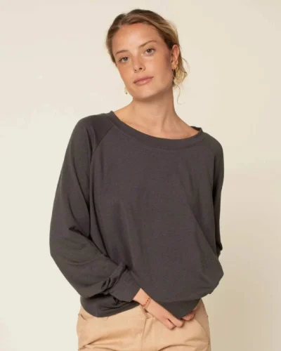Boxy Raglan Sweater - str. 30-54 - Billede 3