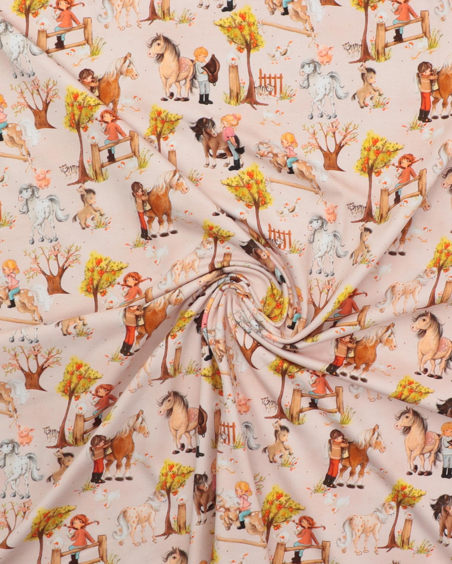 Pige opsadler sin pony - Jersey 5 Pige opsadler sin pony - Jersey - Billede 3