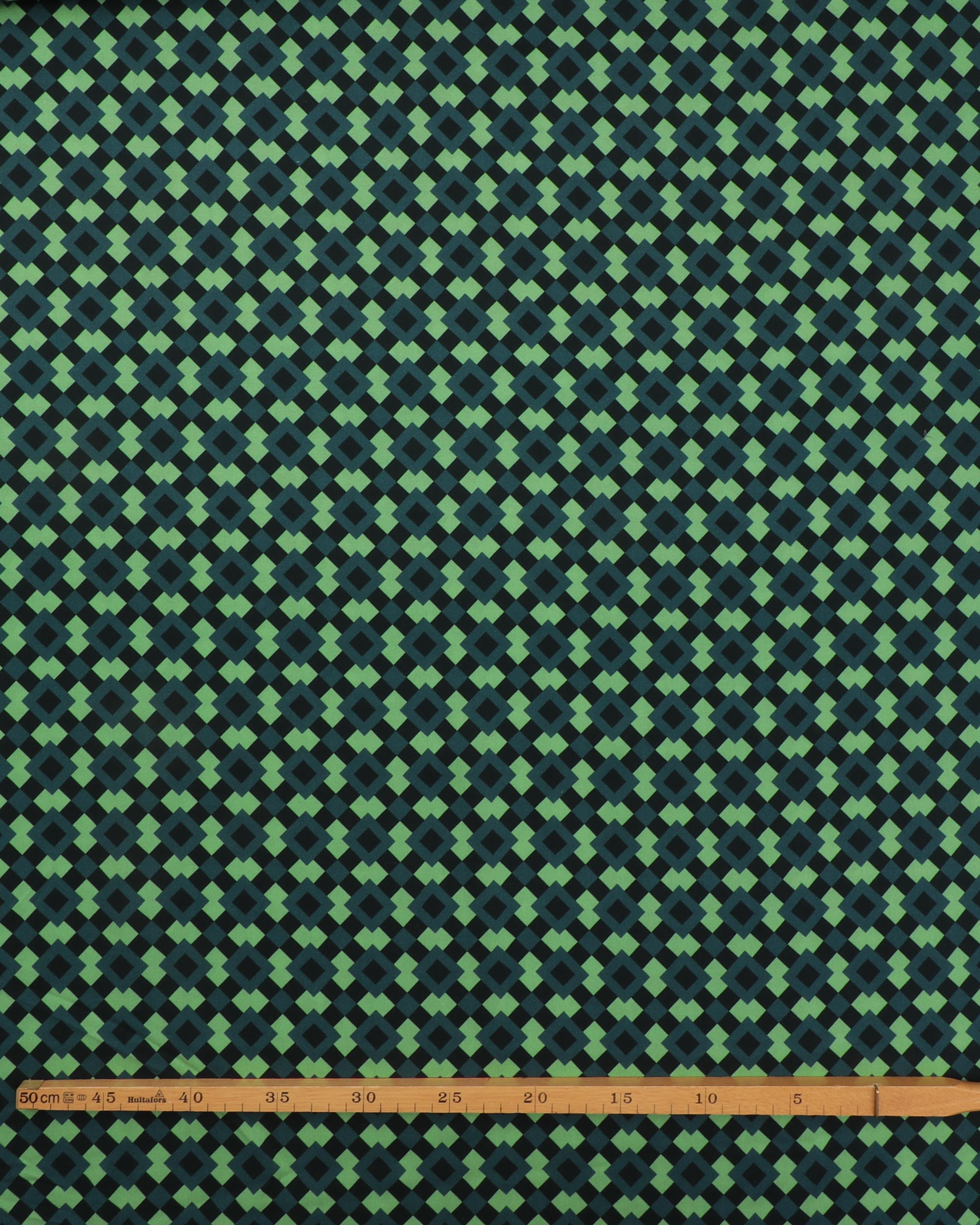 Geometrisk mønster - Viskose 4 Geometrisk mønster - Viskose - Billede 2