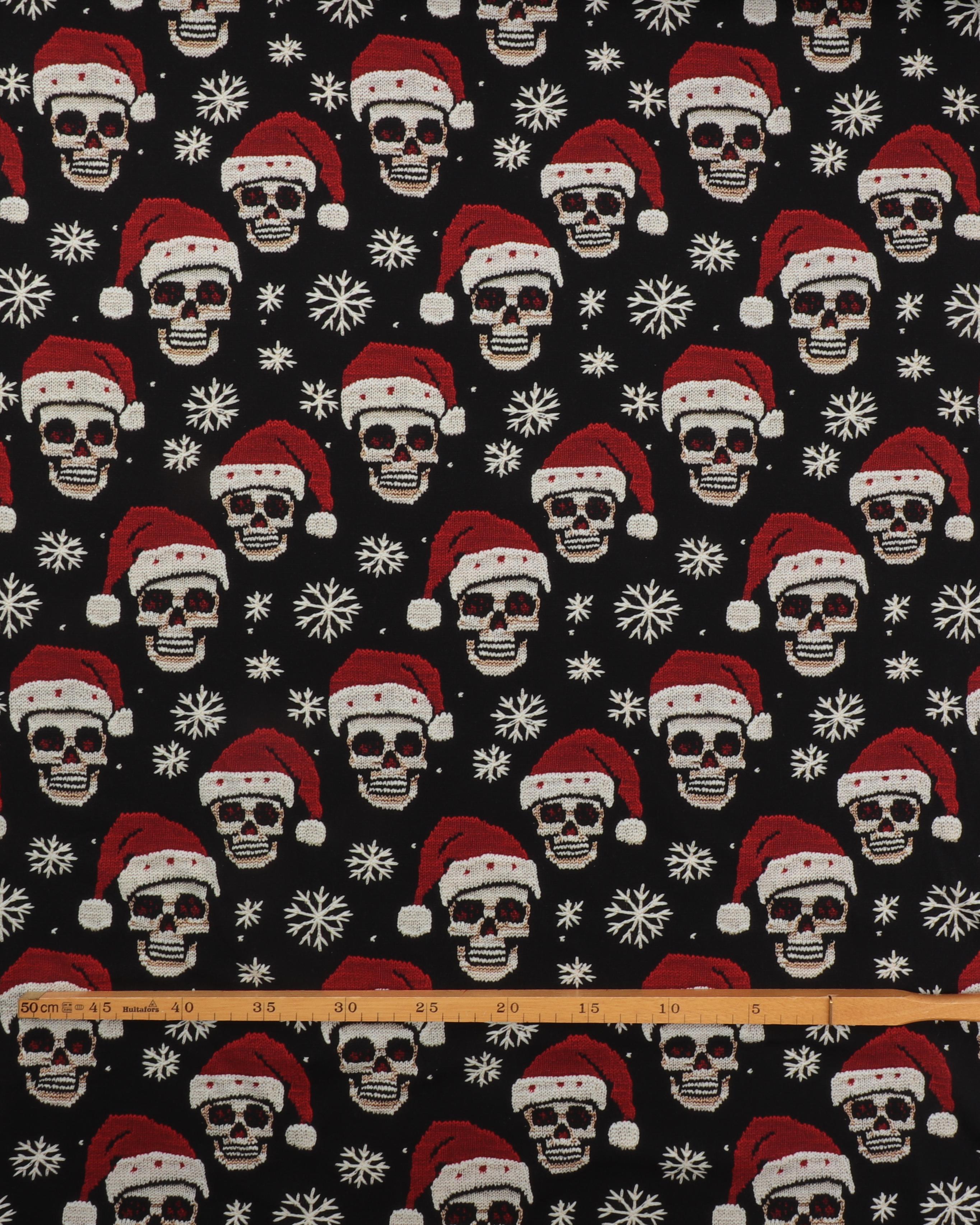 "Strik"dødningehoveder med nissehue - Jersey 4 "Strik"dødningehoveder med nissehue - Jersey - Billede 2