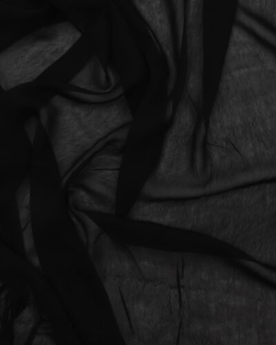 Sort - Chiffon, viskose