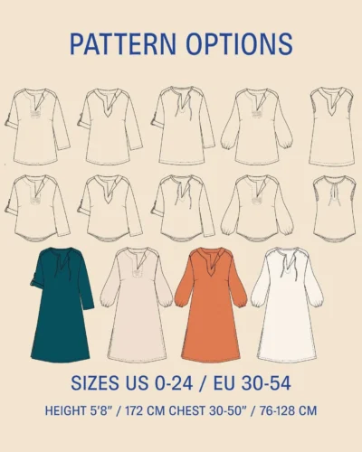 Alternative view of Piper tunic - str. 30-54