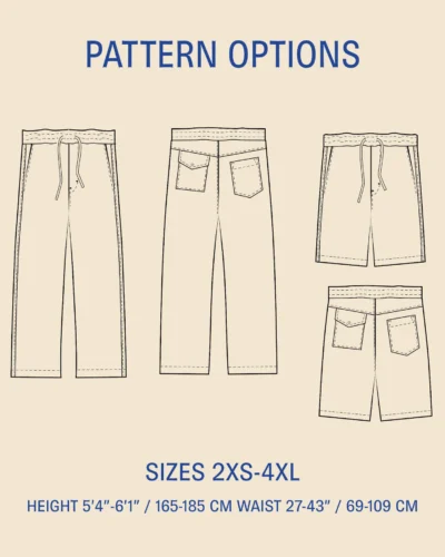 Alternative view of Summer pants - str. 2xs-4xl