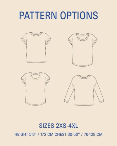 Alternative view of Easy T-shirt - str. 2xs-4xl