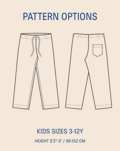 Pajama pants - str. 3-12 år - Billede 3