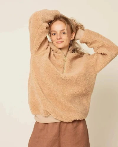 Alternative view of Half zipper sweater - str. 30-54