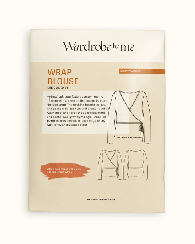 Wrap Blouse - str. 30-54 3 Wrap Blouse - str. 30-54