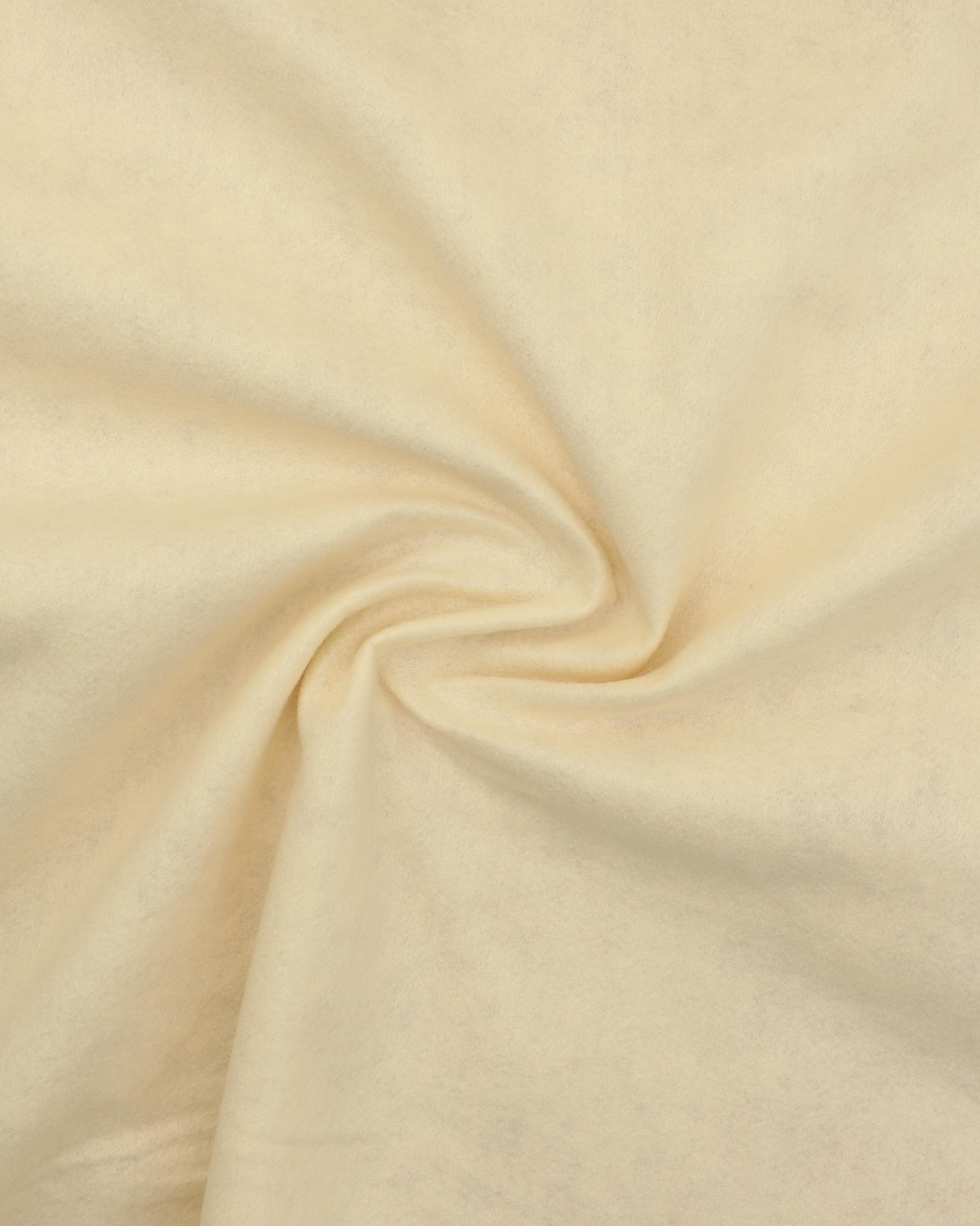Hobbyfilt, ca. 1,5 mm - 90 cm bred - Creme - 100% Akryl