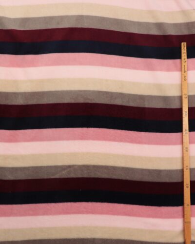 Alternative view of Striber m. lyserød - Microfleece