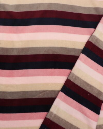 Striber m. lyserød - Microfleece 8 Striber m. lyserød - Microfleece - Billede 3