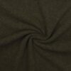 Meleret armygrøn - 100% Uld, fleece (merinould)