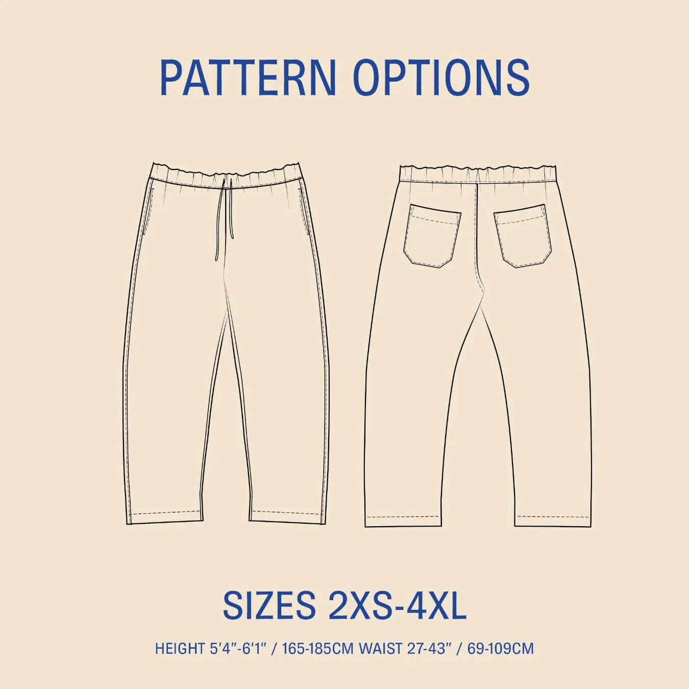 Volume Pants - Unisex str. 2xs-4xl 4 Volume Pants - Unisex str. 2xs-4xl - Billede 2