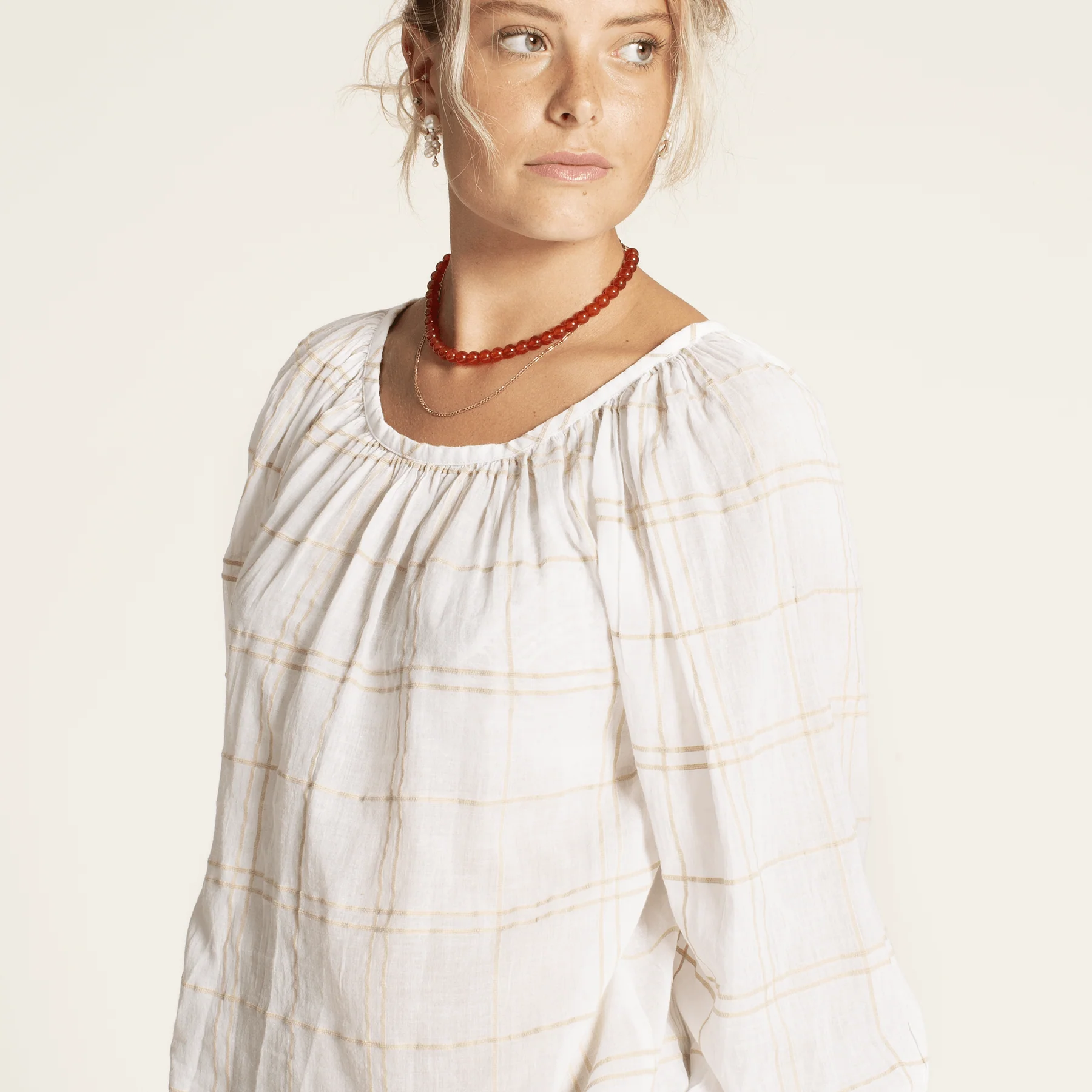Moira blouse og kjole - str. 30-54 5 Moira blouse og kjole - str. 30-54 - Billede 3