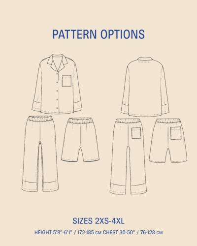Alternative view of Pyjama set  - Unisex str. 2xs-4xl
