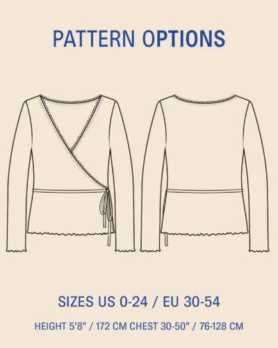 Alternative view of Wrap Blouse - str. 30-54